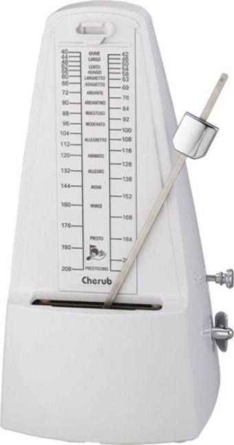 Cherub WSM-305 Beyaz Mekanik Metronom