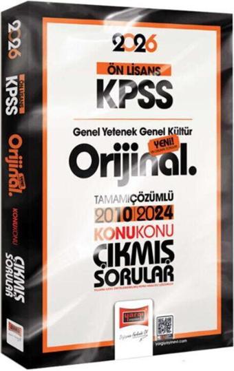 Yargı Yayınları 2026 KPSS Ön Lisans GK GY Orijinal 2010 2024 Konu Konu Çıkmış Sorular - Yargı Yayınları