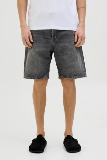 Jack & Jones Erkek Jjıtony Rahat Kesim Jean Şort 12269533 Siyah