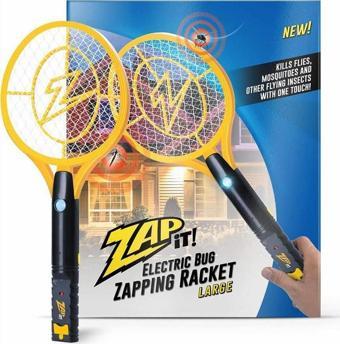 Zap It USB Şarjlı Işıklı Elektrikli Sivrisinek Öldürücü Büyük Boy Raket Sinek Öldürücü Sineksavar
