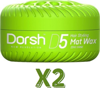 Dorsh Saç Şekillendirici Wax Mat Wax D5 150 Ml 2 Adet