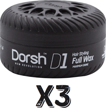 Dorsh Saç Şekillendirici Wax Full Wax D1 150 Ml 3 Adet