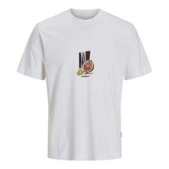 Jack & Jones 12273162 Jorvarenna Tee Ss Crew Neck Beyaz