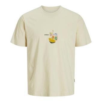 Jack & Jones 12273162 Jorvarenna Tee Ss Crew Neck Ekru