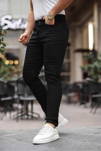 Wamoss Enk 2025 Slim Fit Kot Pantolon Sk1 Siyah 36