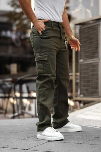 Wamoss Enk Trend Kargo Baggy Pantolon Hkb Haki 26