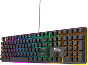Royal Kludge RK918 Red Switch Siyah PBT RGB Kablolu US Gaming Mekanik Klavye