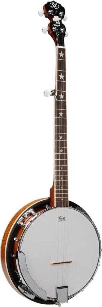 SX BJ405 Natural Banjo