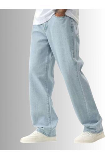 Wamoss Yazlık Vintage 90'Lar Baggy Pantolon Mbg Mavi 31