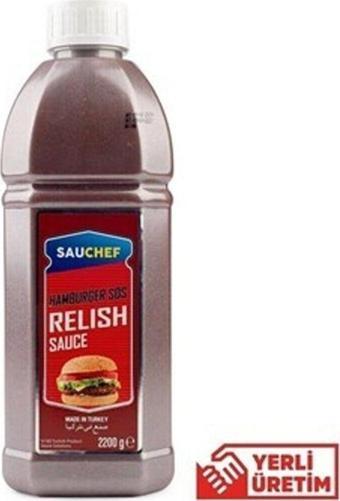 Sauchef Burger Relish Sos 2200Gr X 6 Adet - 1 Koli
