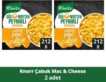Knorr Çabuk Makarna Mac And Cheese Peynirli 212 Gr 2 Adet