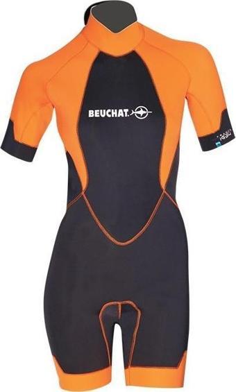 BEUCHAT Shorty ATOLL, 2 mm Kadın Turuncu