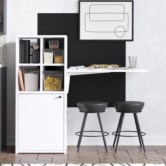 Decormet Mix Whıte Katlanır Masa