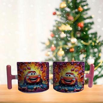 Arabalar filmi şimşek mcqueen Porselen Fincan / Kupa -mug