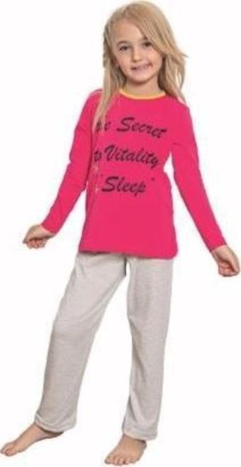 Donex Kız Çocuk Uzun Kollu Pijama Takımı 525