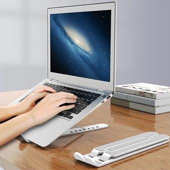 Ayarlanabilir Plastik Dizüstü Destek Tabanı Katlanabilir Taşınabilir Laptop Sehpası Yükseltici  GO50609214950