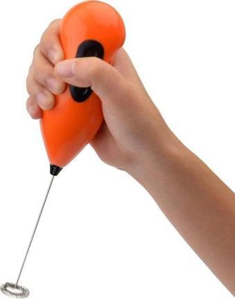 Mini Pilli Portatif Karıştırıcı Cappucino Maker Mikser - Renkli  GO50604171950