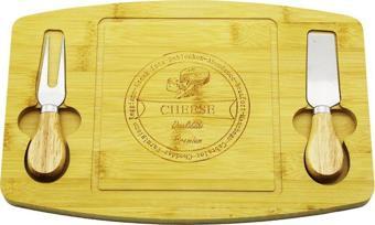 BIÇAK SAĞ-SOL 19X29CM -1.5CM AHŞAP BAMBU KAHVALTI PEYNİR SUNUM TABAK 2PEYNİR BIÇAK=AHŞAP SAPLI  GO5060Gok223057