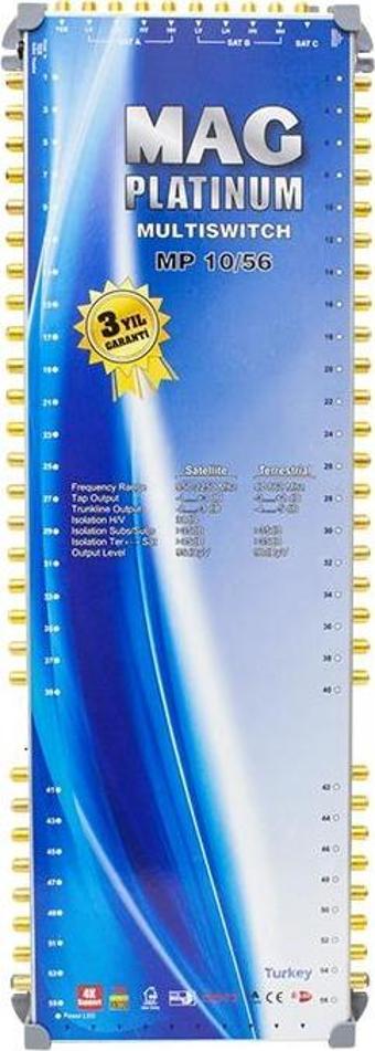 10*56 SONLU UYDU SANTRALİ MAG PLATINUM  GO50606775770