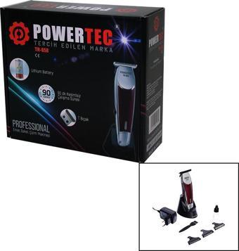 POWERTEC TR-658 SAÇ SAKAL ENSE ÇİZİM TRAŞ MAKİNESİ T BIÇAK  GO50609694060