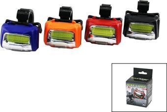 BIKE LAMP PİLLİ BİSİKLET LAMBASI 3W - 200 LUMMENS - 20MT AYDINLATMA  GO5060Gok181103