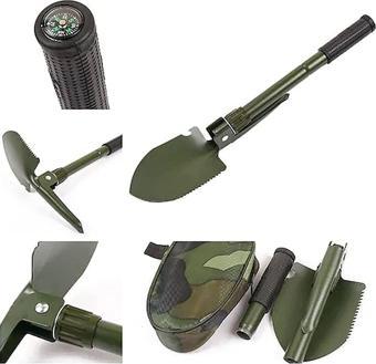 Katlanabilir Metal Kürek Seti Katlanır Kamp Küreği  GO50604912330