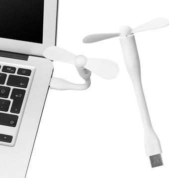 TAŞINABİLİR ESNEK BEYAZ USB MİNİ FAN SL-UF05  GO506089MT-15306