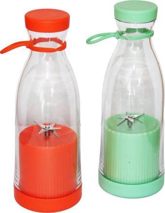 ŞİŞE MODELİ TAŞINABİLİR USB ŞARJLI BLENDER 40W - 420ML  GO50603842250