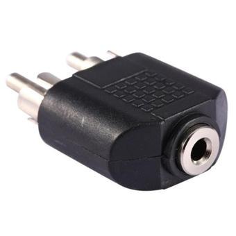 3.5 MM STEREO DİŞİ / 2 RCA ERKEK ÇEVİRİCİ JACK  GO50601039860
