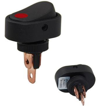 12 VOLT DC 20 AMPER ON-OFF IŞIKLI ANAHTAR ASW-20D-2 (IC-132A-2)  GO506089MT-23175
