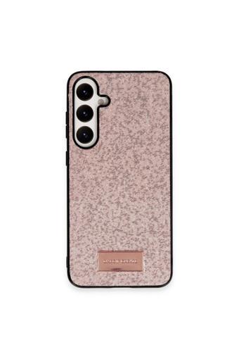 Anka Cep Telefonu Aksesuarları Samsung Galaxy S24 Kılıf Bright Zarif Boncuk İşlemeli Tasarım Simli Kapak