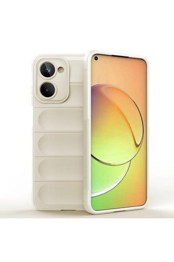 Anka Cep Telefonu Aksesuarları Realme 10 4G Kılıf Kamera Korumalı İçi Kadife Yumuşak Silikon Kapak + Ekran Koruma