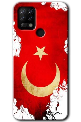 Anka Cep Telefonu Aksesuarları Tecno Tekno Pova Kılıf Hd Desen Baskılı Arka Kapak - Türkiyem