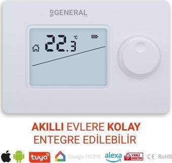 General Life General Ht250 Smart Wifi Kontrollü Oda Termostatı