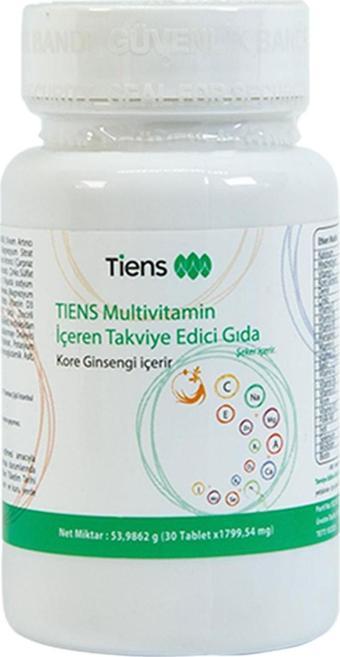 Tiens Multivitamin Içeren Takviye Edici Gıda 30 Tablet