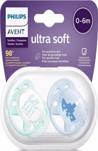 Philips Avent Ultra Soft Emzik 0-6 Ay Erkek