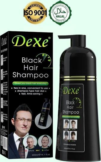 Dexe Black Hair Shampoo - Saç Siyahlaştırıcı Şampuan 400 Ml Büyük Boy