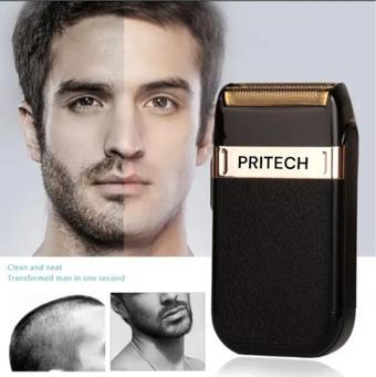 Pritech Siyah Çift Bıçak Su Geçirmez Tıraş Makinesi