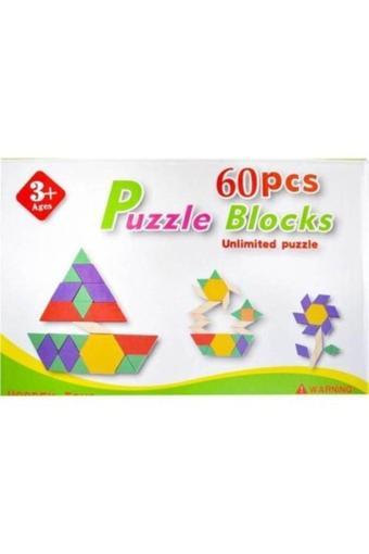 PASAJDANAL Puzzle RasyoneL AHŞAP Blocks Unlimited Puzzle 3 Yaş