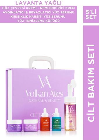 Cilt Bakım Seti (Göz Çevresi & Nemlendirici Krem - Hyaluronic Acid&C Vitamin - Yüz Temizleme Köpüğü)