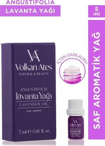 Volkan Ates Natural & Beauty Lavandula Angustifolia Saf Lavanta Yağı İçten Damlalıklı 10 ml