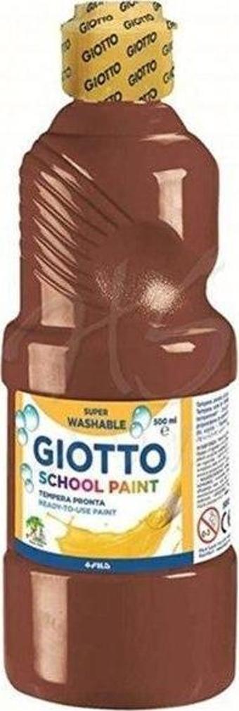 Giotto Washable Paint 500 ml Şişe Brown