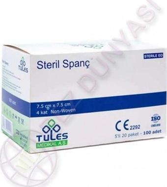 TULES SPANC 7,5*7,50 100*10 PAKET