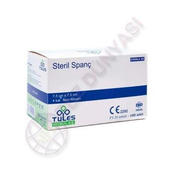  TULES SPANC 7,5*7,50 100*5 PAKET