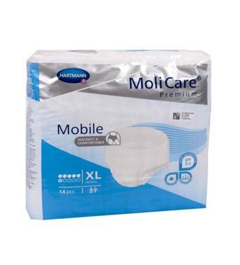MOLİCARE 6 DAMLA 2140 GR EMİŞ KAPASİTELİ KÜLOT BEZ XLARGE 14 LÜ*4 PAKET