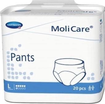 MOLİCARE 6 DAMLA 1528 GR EMİŞ KAPASİTELİ KÜLOT BEZ LARGE 20 Lİ