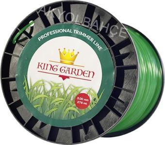 King Garden Tırpan Misinası Ot Çim Kesme İpi 3MM - 276 M