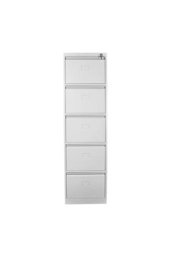 Jessan Ofis 5 Li Klasör Dolabı Gri 46x165x62 cm