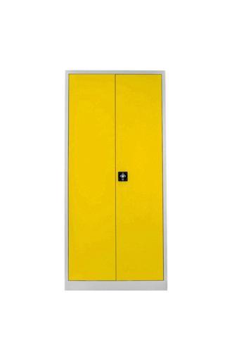 Jessan Ofis Temizlik Dolabı Gri-sarı 92x198x40 cm