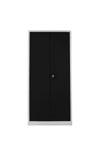 Jessan Ofis Temizlik Dolabı Gri-siyah 92x198x40 cm